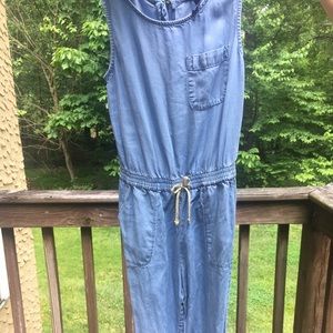 Gap Kids denim jumpsuit